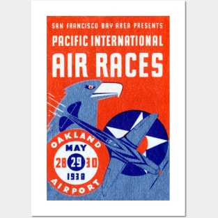 1938 Pacific International Air Races Posters and Art